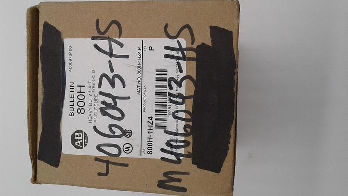 Used Allen-Bradley Bulletin Heavy Duty Encloser 800H-1HZ4 P