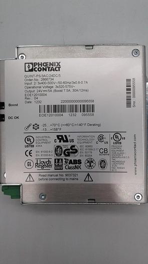 Used PHOENIXCONTACT No. 2866734 Industrial Control Equipment
