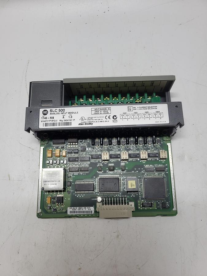Used Allen-Bradley SLC 500 1746-N18 Ser.A
