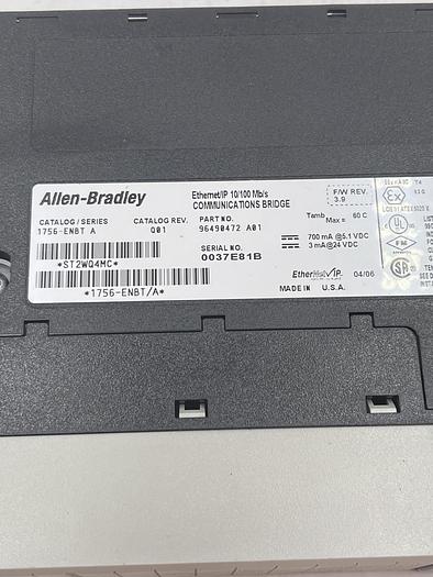 Used Allen Bradley 1756-ENBT Ser A 