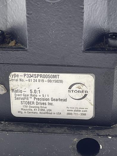 Used Stober P321SPR0050MT Ratio 5.0:1