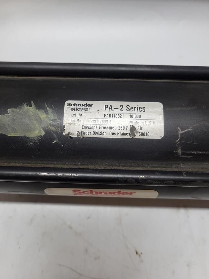 Used Schrader Bellows PA-2 Series PAD110821 10.000