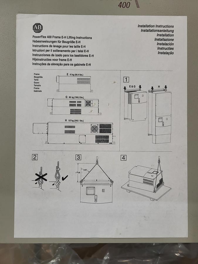 Allen-Bradley Powerflex 400 22C-D072A103 Ser.A