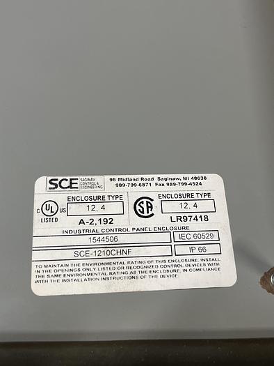 Used SCE 12,4 (12”Long 10” Wide 5” Depth)