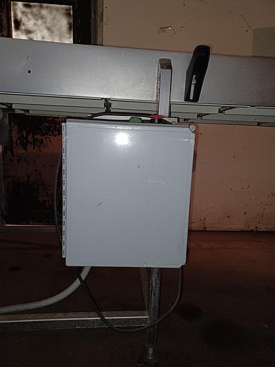 Used 10' long 36 1/2" wide 43" tall  conveyor all stainless frame and washdown motor