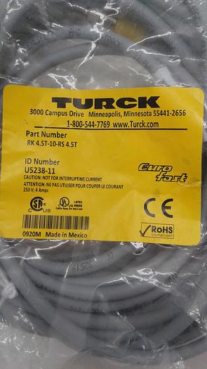 Turck RK 4.5T-10-RS 4.5T U5238-11 Cable