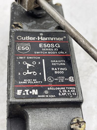 Used CUTLER HAMMER E50SG. E50DG1