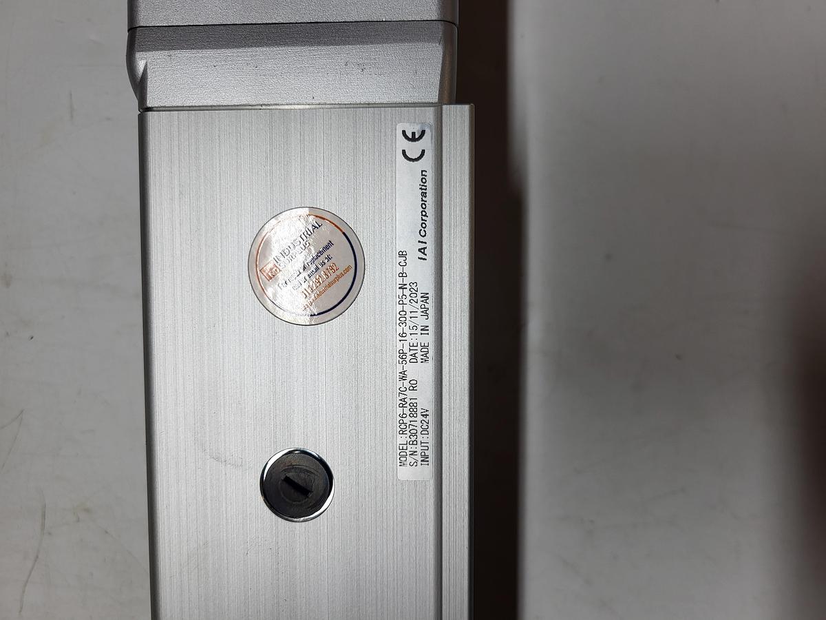 Used IAI corp RCP6-RA7C-WA-56P-16-300-P5-N-B-CJB actuator 300 mm stroke