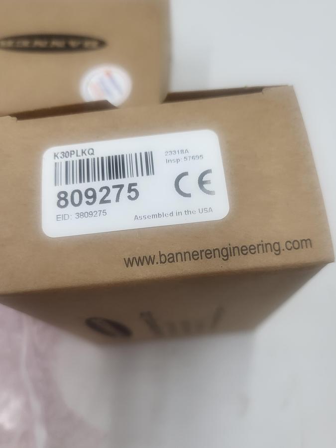 Banner Engineering 809275 Programmable Multicolor K30PLKQ *NEW IN BOX**