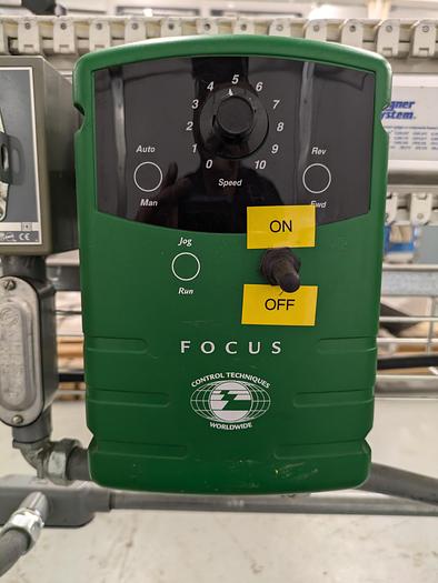 Used spantech, conveyor, variable speed drive 120v