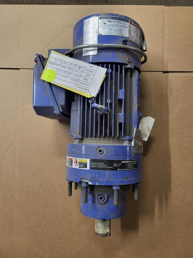Used Sumitomo 3 Phase Induction Motor TC-FX14 B