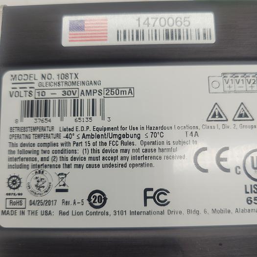 Used N-Tron 108TX Red Lion Controls