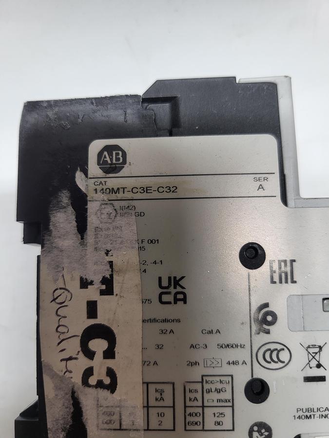 Used Allen Bradley 140MT-C3E-C32 Ser.A