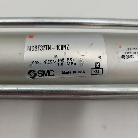 Used SMC MDBF32TN-100NZ PNEUMATIC CYLINDERS