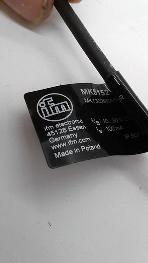 Used IFM MK5162 Cable 10-30V DC 