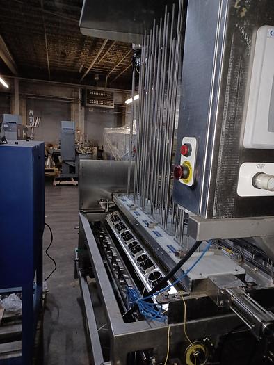 Used RA JONES Autoprod CF-840 Inline indexing filler, sealer and/or overcapper