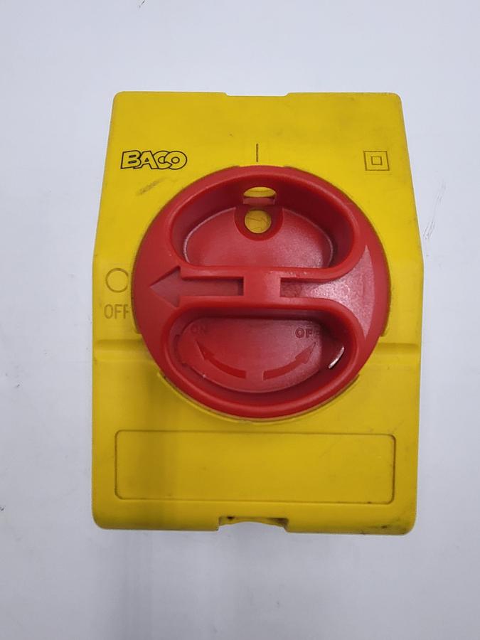 Used BACO 0172000, 25 A 3 Poles Disconnect Switch Body