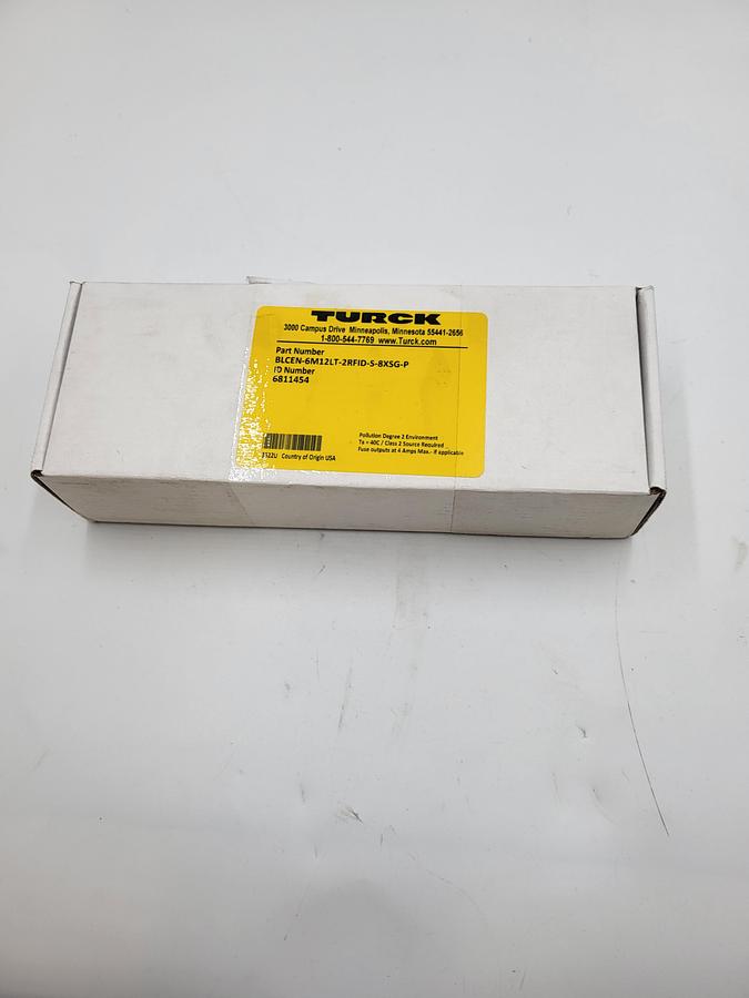 Turck BLCEN-6M12LT-2RFID-S-8XSG-P Interface Module, 8-Channel ID 6811454 sealed