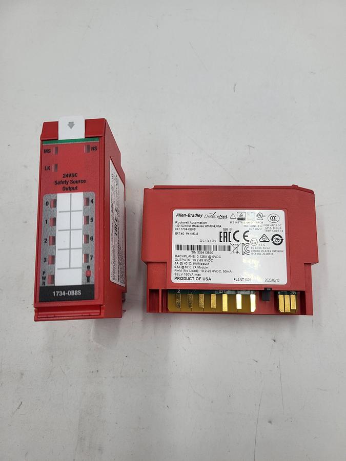 Used Allen-Bradley 1734-OB8SK POINT I/O 8-Channel Safety Sourcing Output, Series B