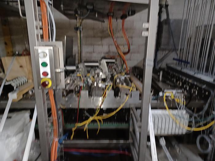 Used RA JONES Autoprod CF-840 Inline indexing filler, sealer and/or overcapper