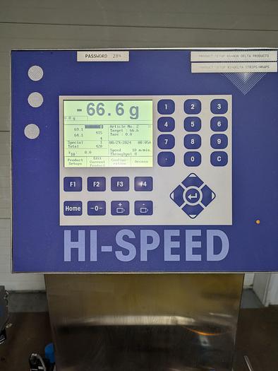 Used Garvens mettler toledo check weigher