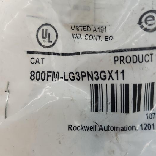 Used Allen-Bradley 800FM-LG3PN3GX11 Ser.A