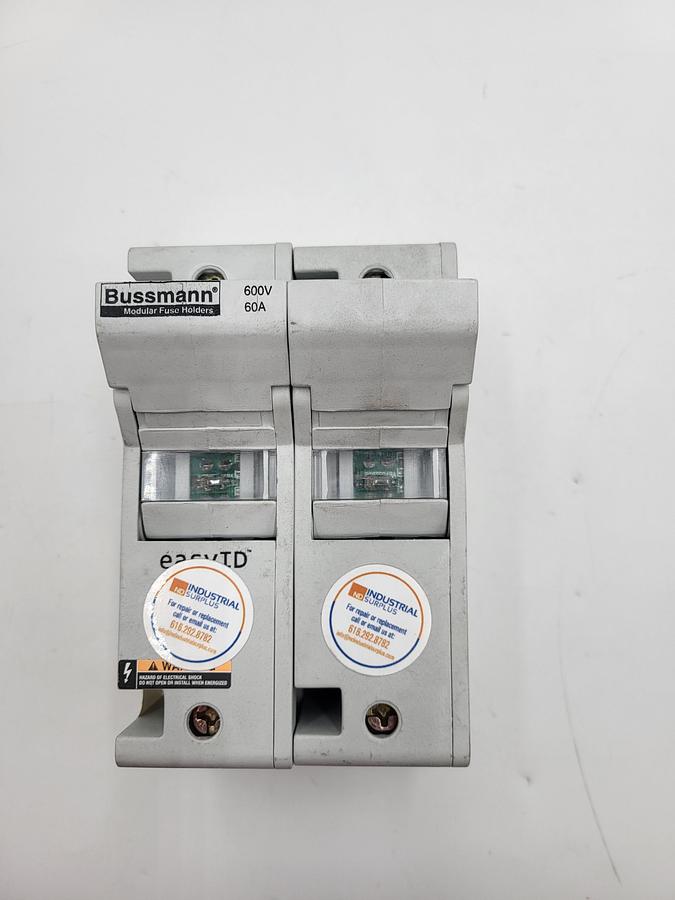 Used Allen Bradley 1492-FB2J60-L 60A 600V CLASS J FUSE HOLDER