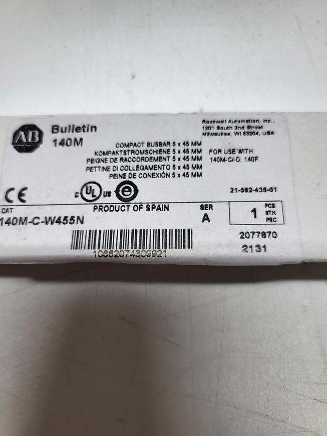 Allen-Bradley Bulletin 140M-C-W455N Ser.A