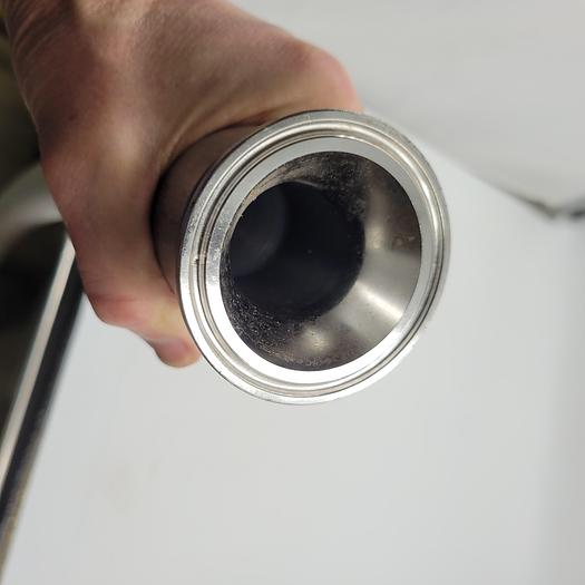 AFLEX Pharmaline N PTFE- USP VI ISO 9001 - SC126591 DN40 4Q hose 1-1/2" x 48" & stainless sanitary both ends *NEW*