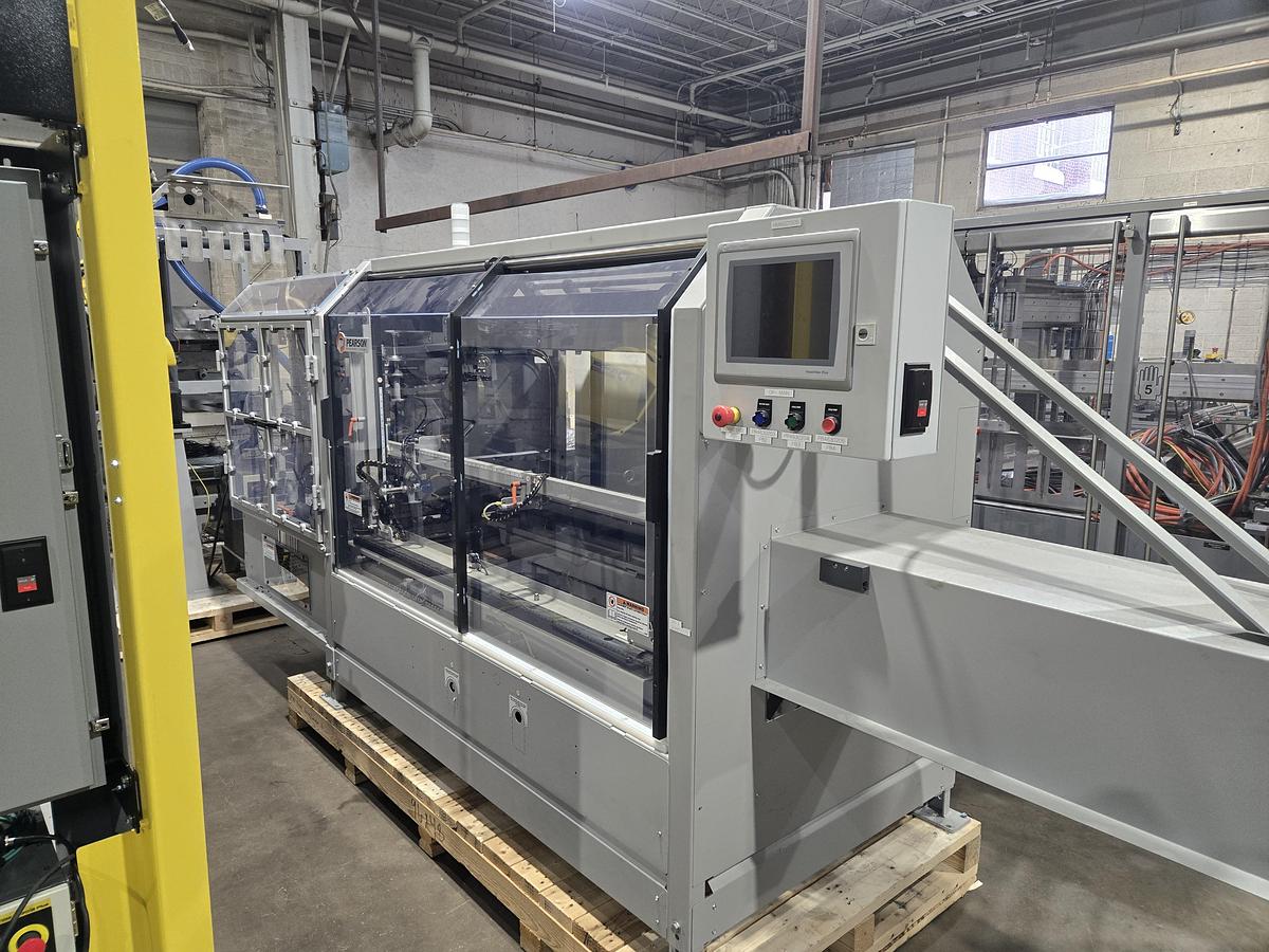 Used 2023 Pearson Complete case pack and palletizing line 2023 Never ran production ( like New) 