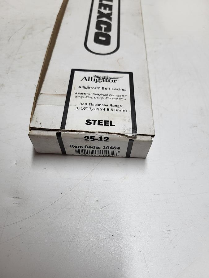 Flexco Alligator Belt Lacing 3/16"-7/32" (4.8-5.6mm) 25-12