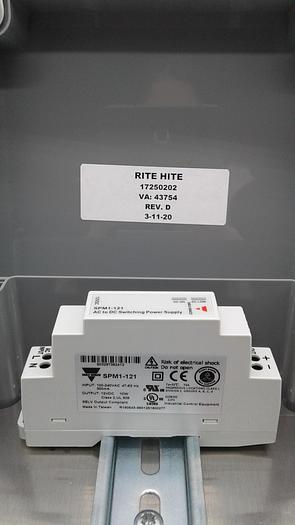 Rite Hite 17250202 w/ AC to DC Switching Power Supply SPM1-121