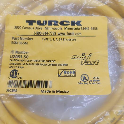 Turck RSM 50-5M U2083-50 Cable