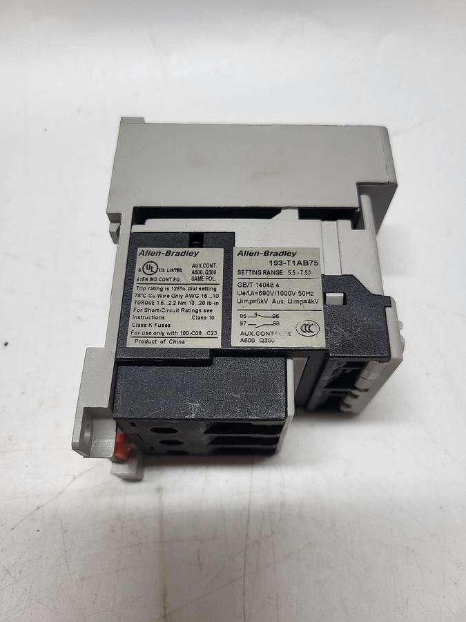 Used Allen-Bradley 193-T1AB75 193-T1APM Ser.A