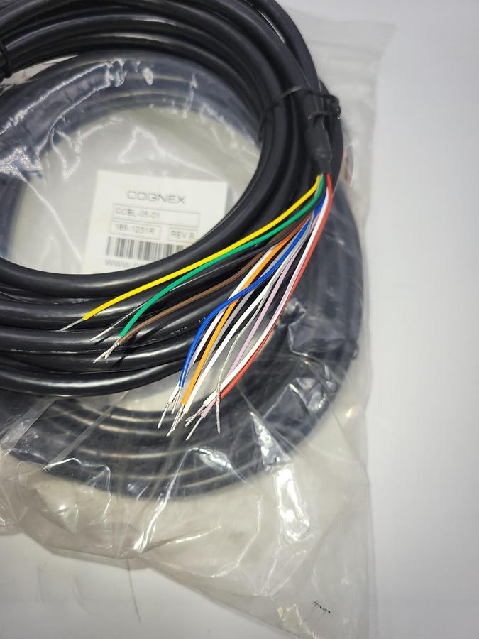 Cognex CCBL-05-01 / 185-1231R - Power and I/O Breakout cable provides access to trigger and high-speed outputs *NEW**