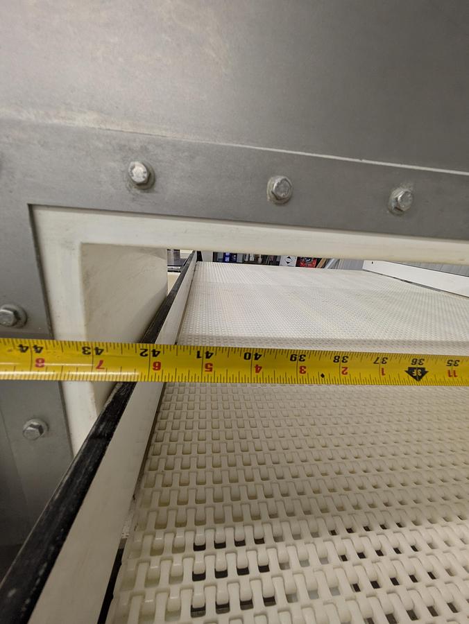 Used Safeline metal detector, stainless steel frame 