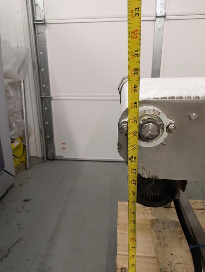 Used Loma IQ-3 e plus metal detector, stainless conveyor