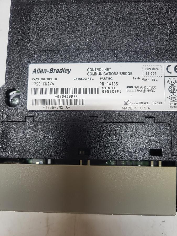 Used Allen-Bradley 1756-CN2 Ser.A