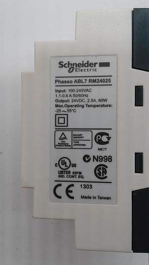 Used Schneider Electric Phaseo ABL7 RM24025