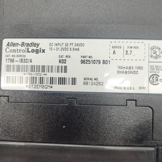 Used Allen-Bradley 1756-IB32 Ser.A