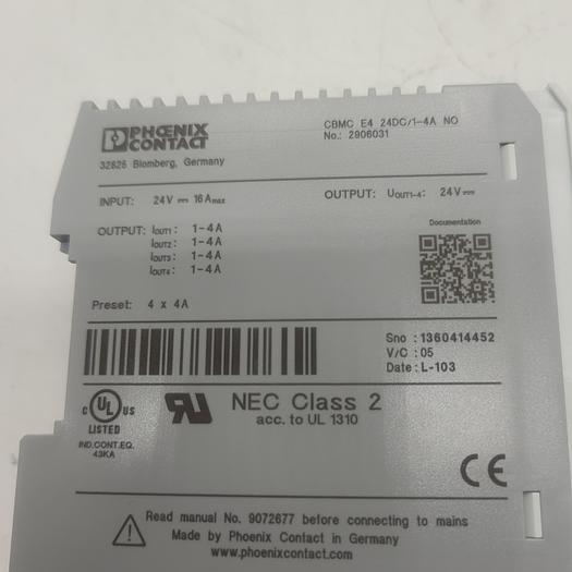 Phoenix Contact CBMC E4 24DC/1-4A N0