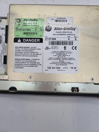 Used Allen-Bradley Panel View Plus 700 2711P-B7C6B2 Ser.A 2711P-RN6 Ser.A