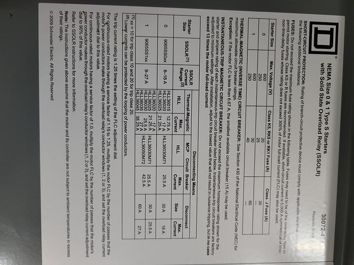 Square D Schneider Electric 8538SCG14V81A22FF4H30P42T Ser.K