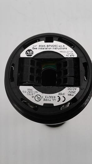 Used Allen-Bradley Caution Light 854K-BPM25C