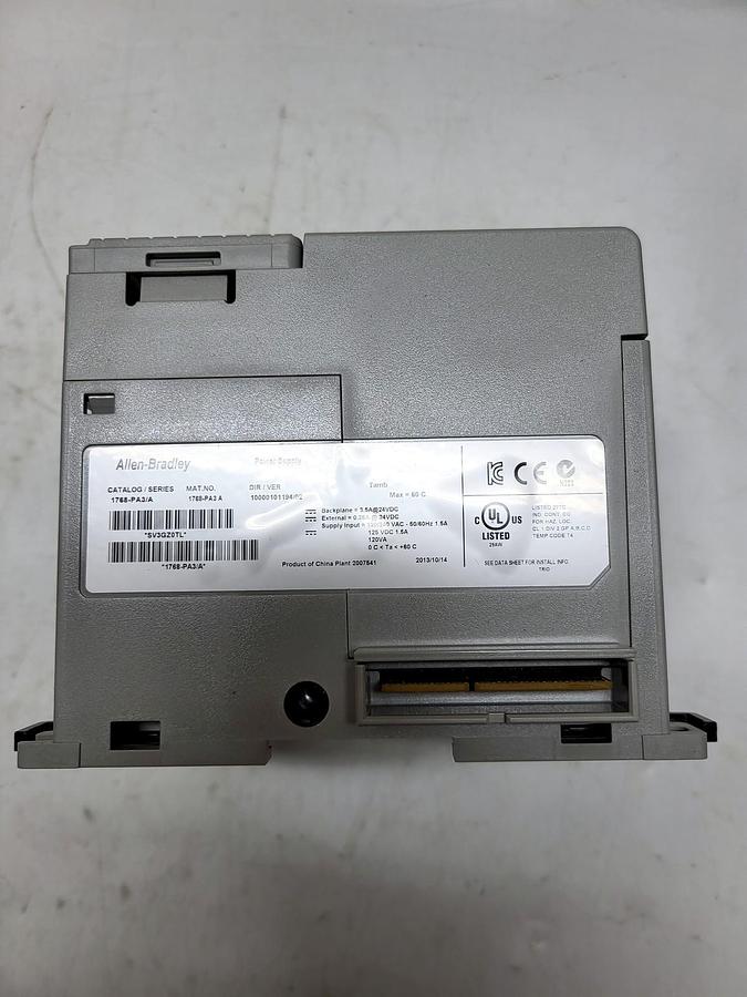 Allen-Bradley 1768-PA3 nameplate