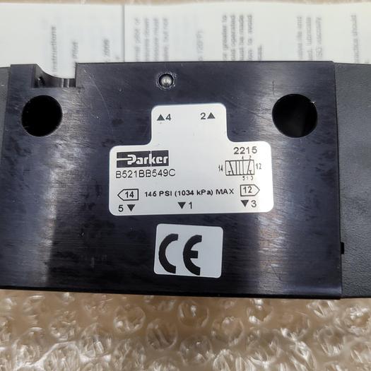 PARKER SOLENOID VALVE B521BB549C in a box