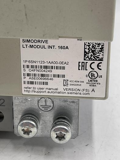 Used Siemens 1P 6SN1123-1AA00-0EA2