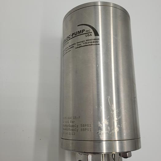 Used UNIBLOC PUMP - STAINLESS STEEL ACTUATOR 0678 004 05-F