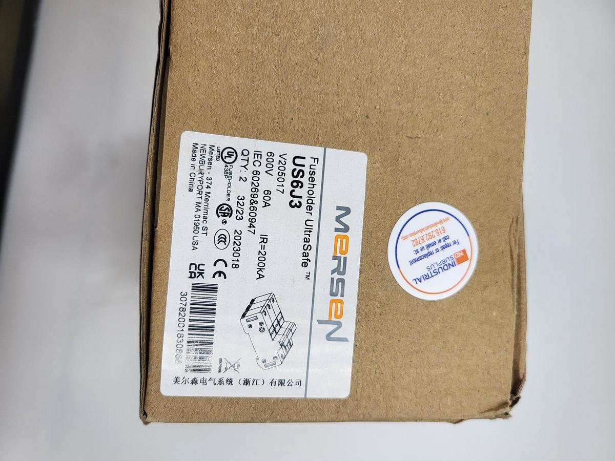 Mersen Mersen fuseholder Ultra Safe US6J3 J214460 600V 30A - 2/BOX
