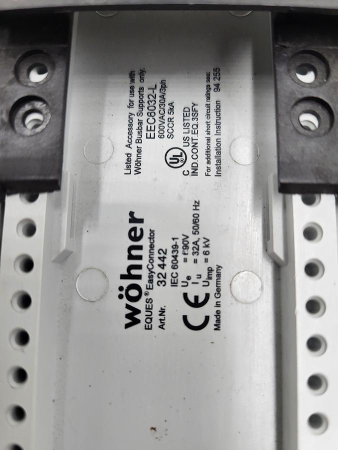 Used Allen Bradley 140U-H6C3-C60 B Circuit breaker & three EEC6032 & one Wohner S620-L